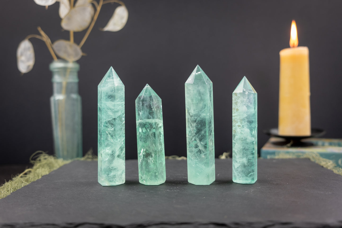 Green Fluorite Point
