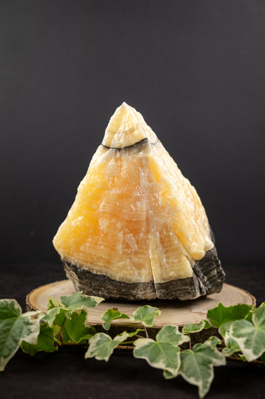 Zebra Calcite Raw Crystal Specimen, Rare Healing Stone for Grounding, Balance, Emotional Strength and Spiritual Protection