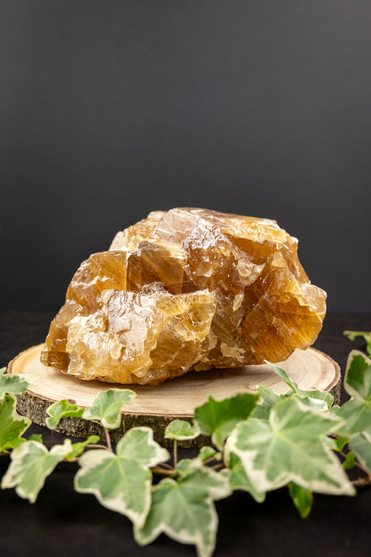 Honey Citrine Calcite Gemstone, Golden Calcite Healing Crystal, Manifestation and Confidence Stone, High Quality Honey Calcite