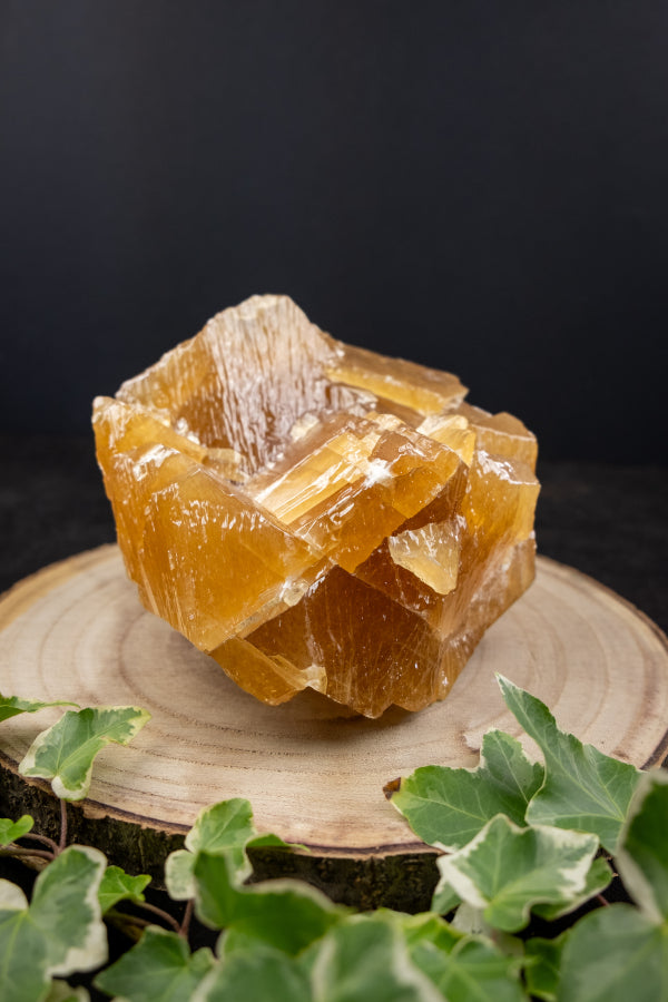 Honey Citrine Calcite Gemstone, Golden Calcite Healing Crystal, Manifestation and Confidence Stone, High Quality Honey Calcite
