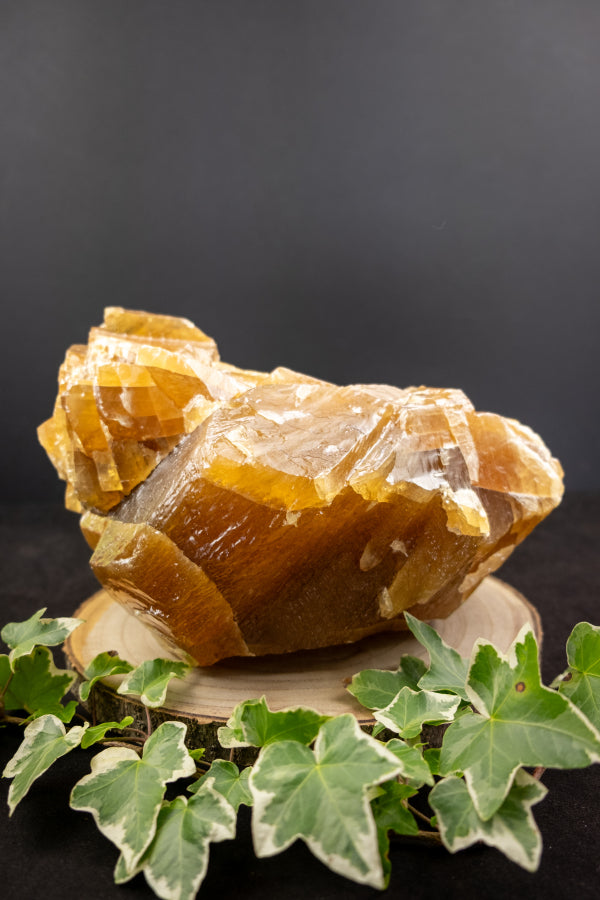 Huge Honey Citrine Calcite Gemstone, Golden Calcite Healing Crystal, Manifestation and Confidence Stone, High Quality Honey Calcite