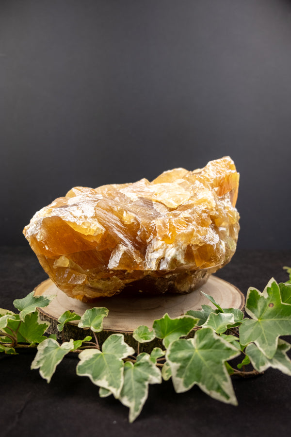 Huge Honey Citrine Calcite Gemstone, Golden Calcite Healing Crystal, Manifestation and Confidence Stone, High Quality Honey Calcite