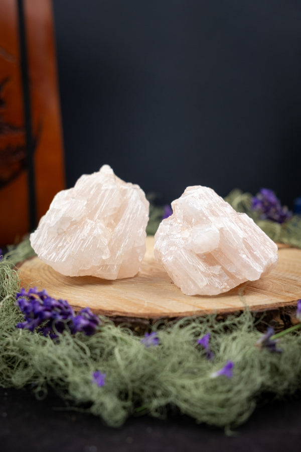 High Grade Raw Pink Calcite, Intuitively Chosen, Soothing Heart Stone of Compassion and Deep Emotional Healing