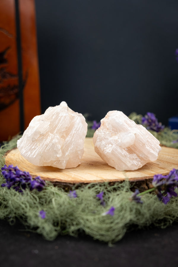High Grade Raw Pink Calcite, Intuitively Chosen, Soothing Heart Stone of Compassion and Deep Emotional Healing