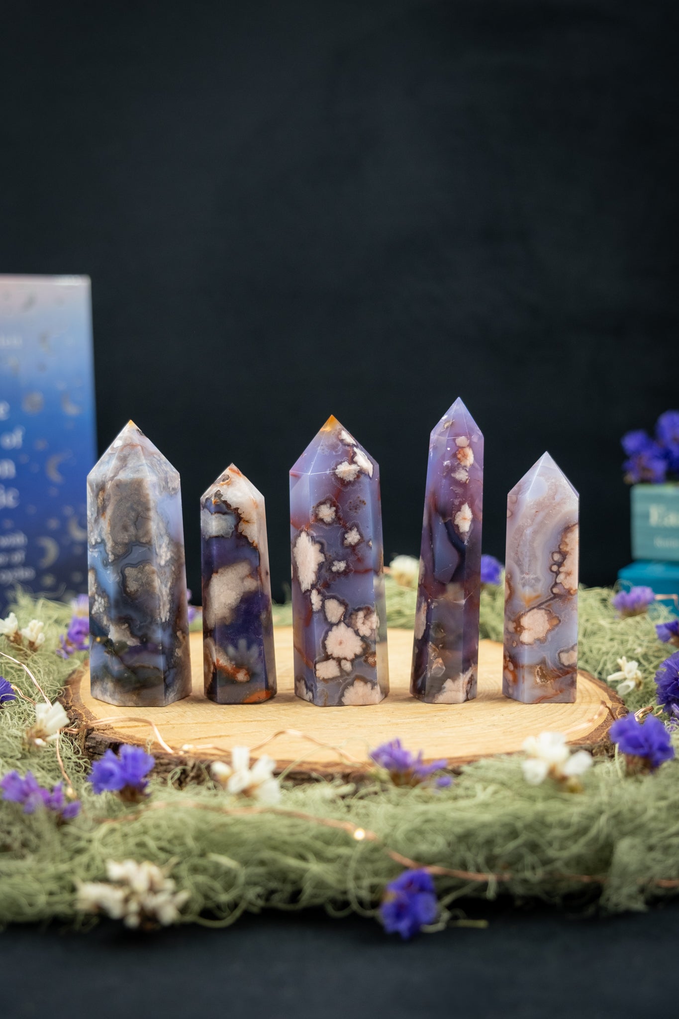 Purple Cherry Blossom Agate Point