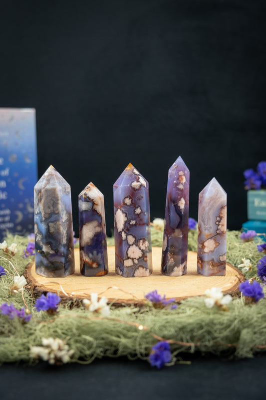 Purple Cherry Blossom Agate Point