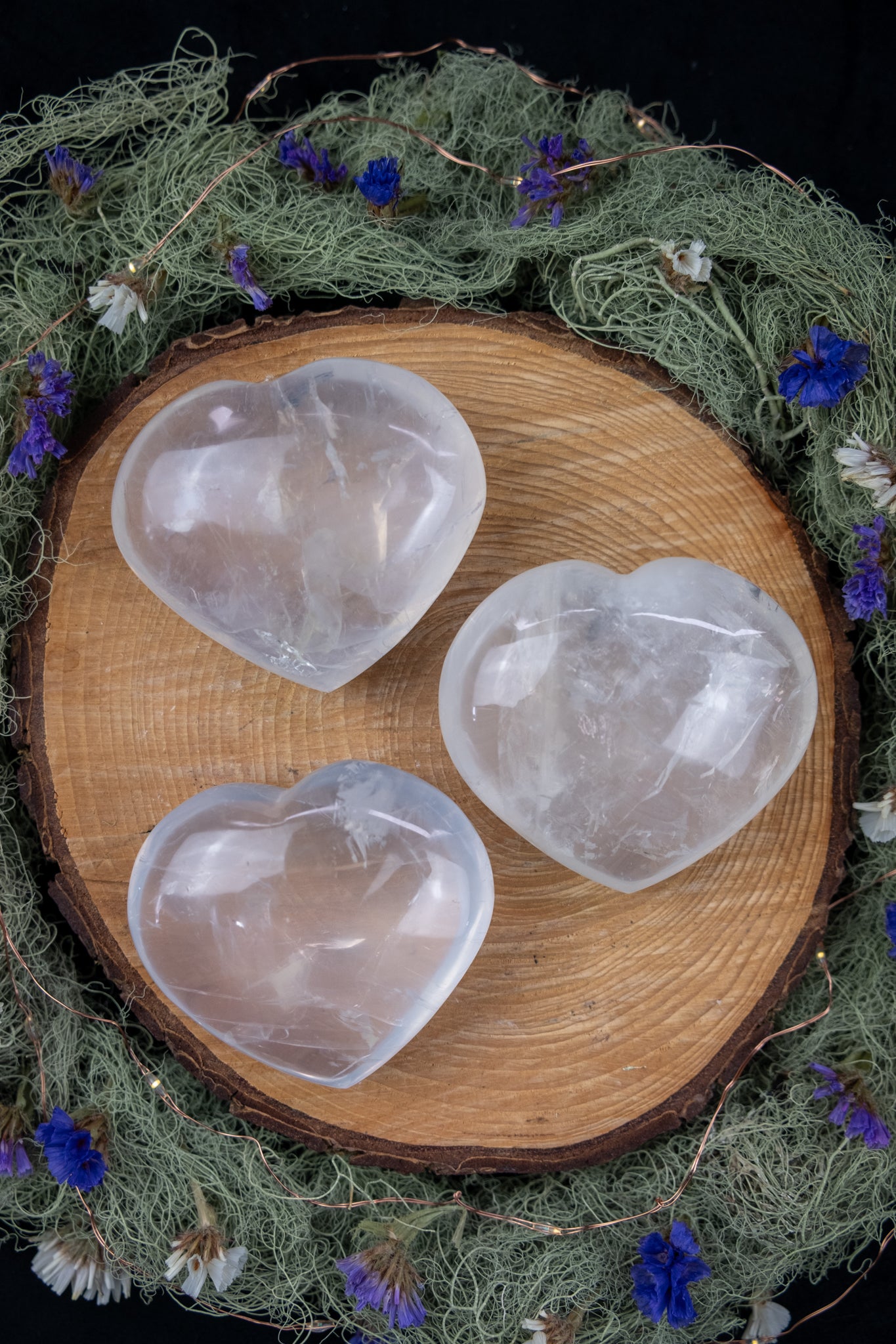 Girasol Quartz Heart