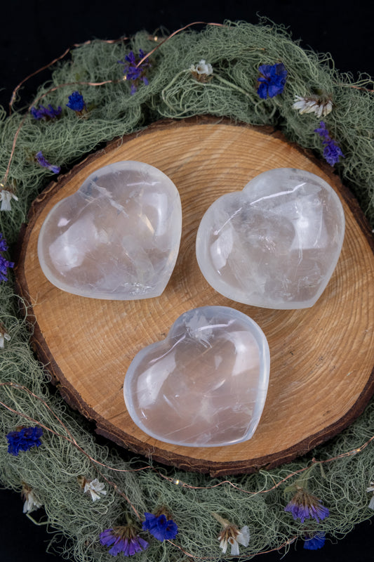 Girasol Quartz Heart