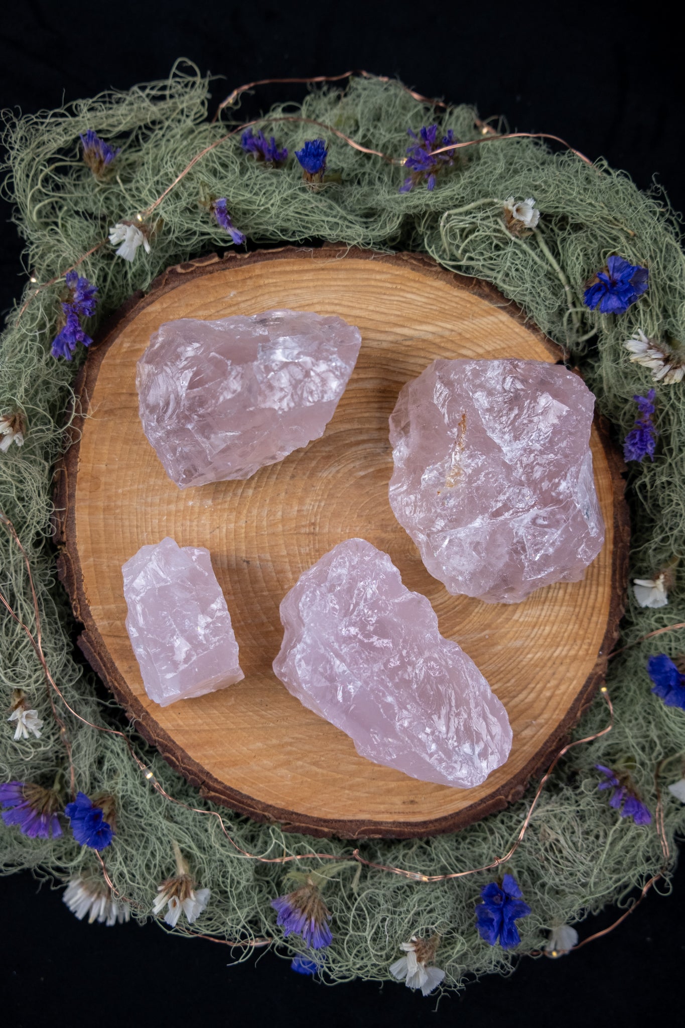 High Grade Raw Rose Quartz from Madagascar