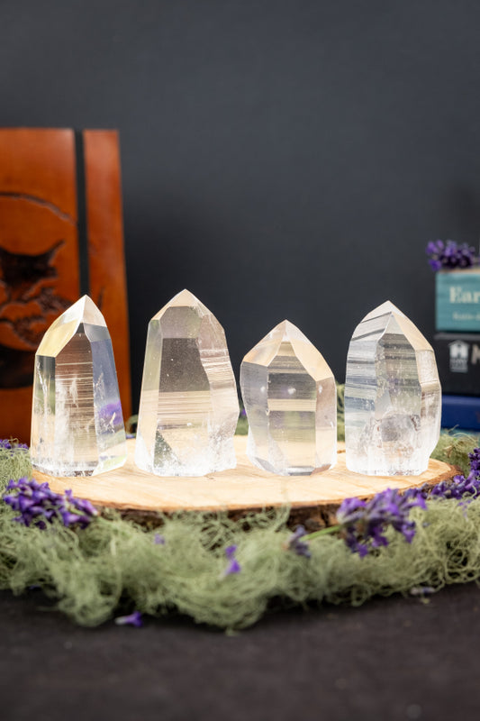 Lemurian Crystal Point, A crystal for starseeds, healers and lightworkers, Connect to Higher Realms, Ancient wisdom crystal, Rainbow gem