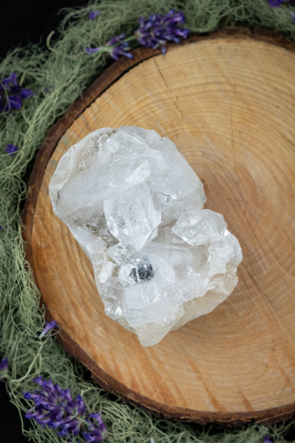 Apophyllite Crystal, Clear Gemstone for Spiritual Awakening, Energy Amplifier, Meditation Stone, Crown Chakra Alignment, Healing Crystal (Copy)
