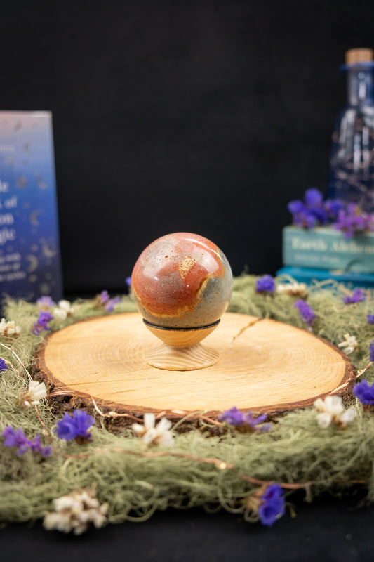 Polychrome Jasper Sphere