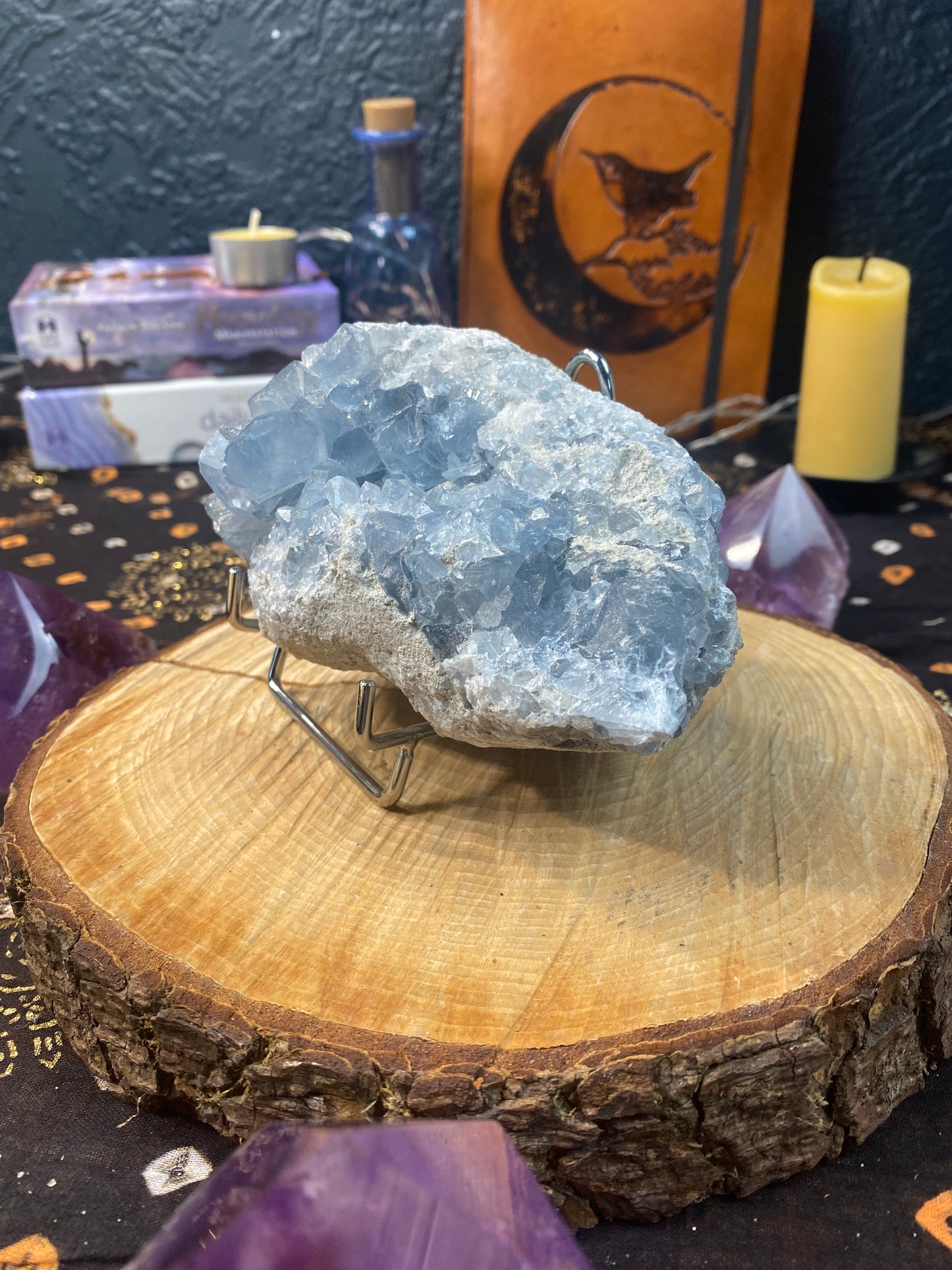 Metal Display Stand (large) – Discrete Support for Crystals