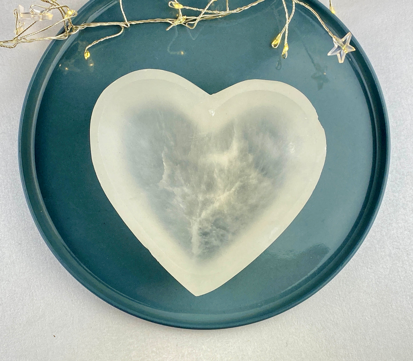 Selenite heart crystal bowl, Crystal charging, Cleanse crystals, Gift for a loved one, House warming gift