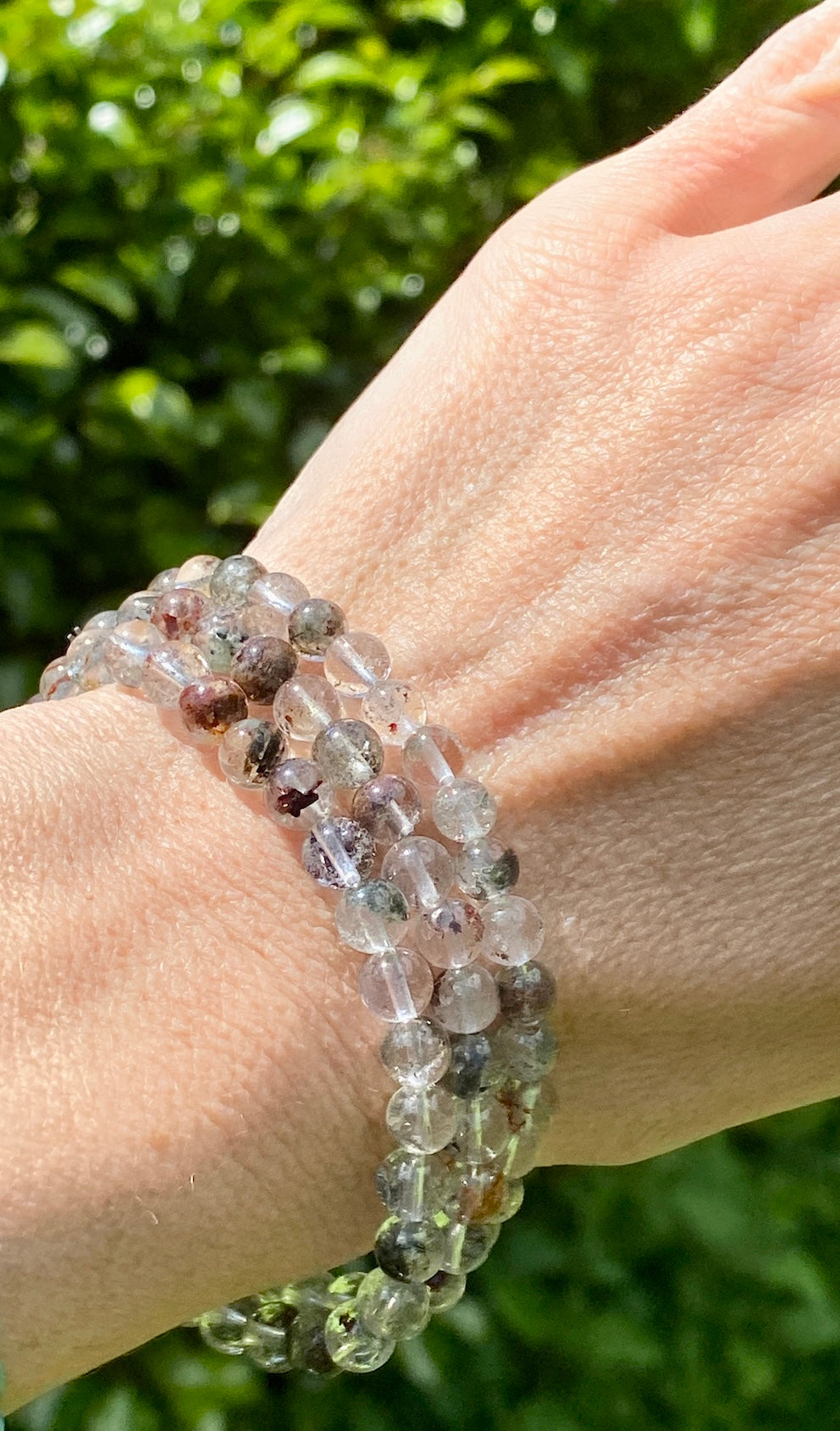 Shamanic Dream Quartz Crystal Bracelet.