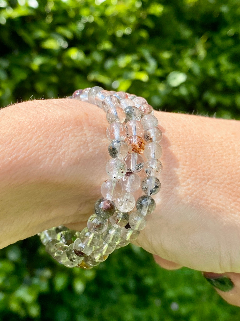 Shamanic Dream Quartz Crystal Bracelet.