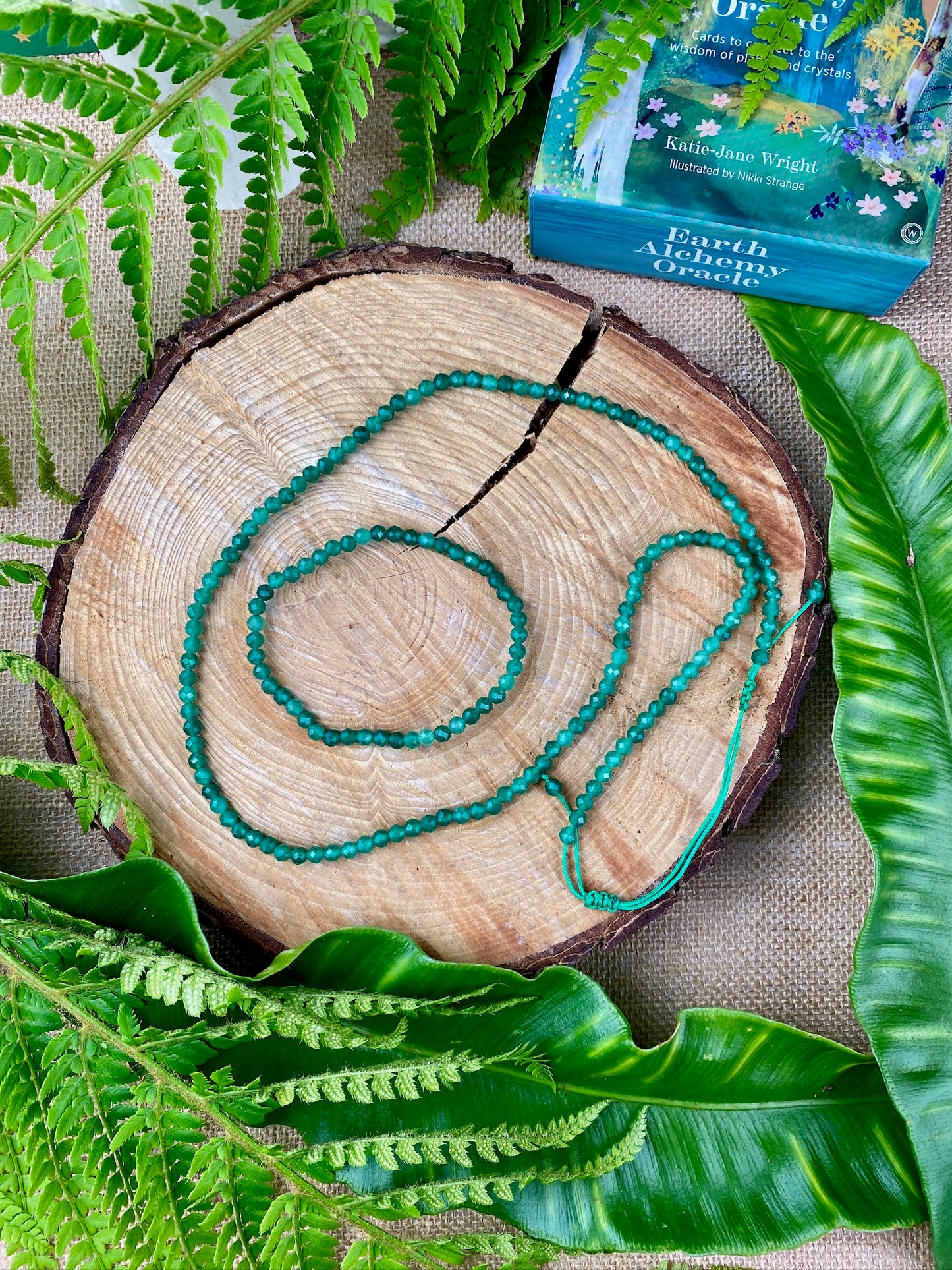 Green Aventurine crystal bracelet, Faceted beads, Boho style, Manifestation crystal, Heart chakra, Crystal for confidence and happiness.