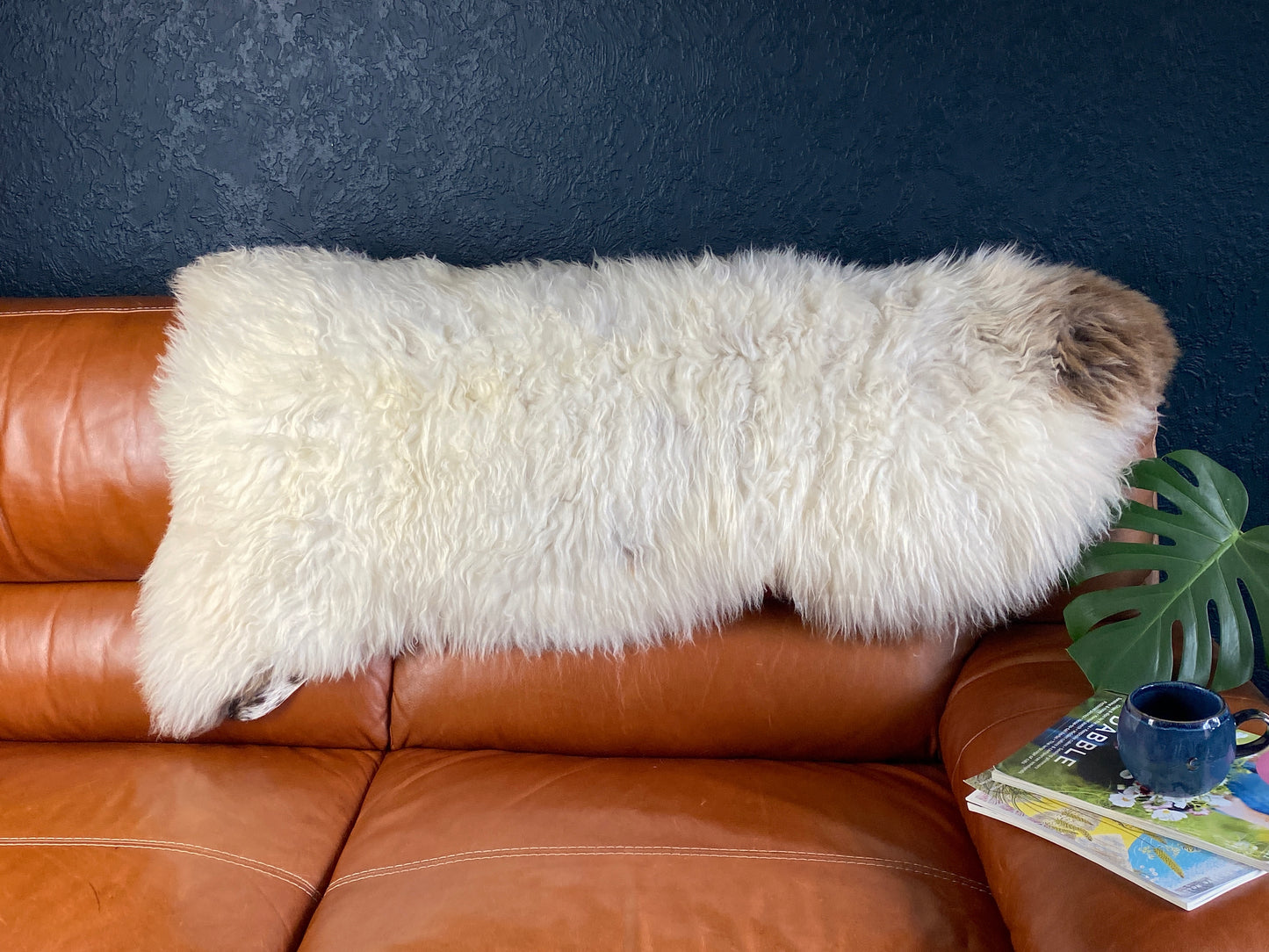 Cream Sheepskin Rug, XL sheepskin, No dye, Natural sheepskin, Hygge home, Herdwick sheep, Hygge rug, Speciality breed sheep, UK sheepskin