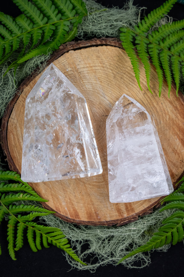 High Grade Lemurian Quartz Point, Intuitively Chosen, Radiating Light, Wisdom, and Soulful Connection to Higher Realms