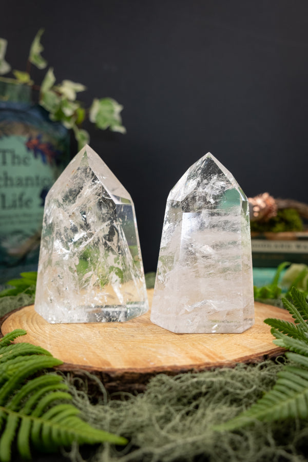 High Grade Lemurian Quartz Point, Intuitively Chosen, Radiating Light, Wisdom, and Soulful Connection to Higher Realms