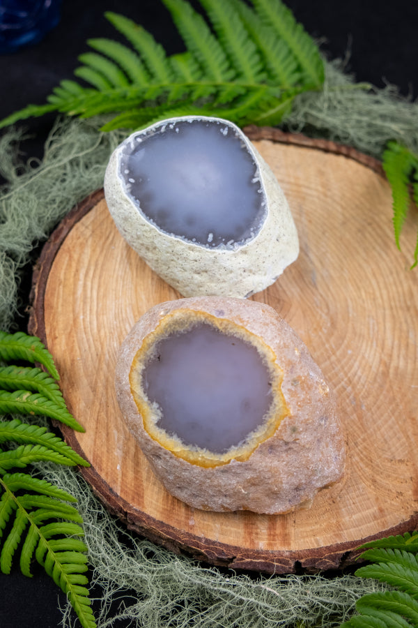 High Vibration Enhydro Agate with Ancient Water Inclusions, Rare Stone for Emotional Healing, Flow and Connection to Earth Energy
