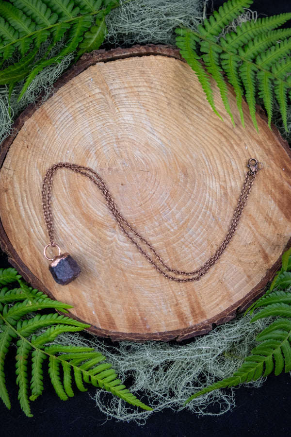 Raw Ruby Crystal and Copper Pendant for Passion Protection Courage and Vitality, Handmade Raw Gemstone Necklace, Crystal Healing Jewellery