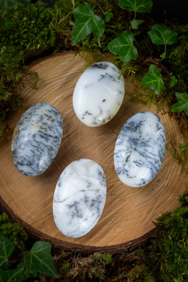 Merlinite Crystal Palms, Magical Merlinite, Dendritic Opal, Clairvoyance crystals, Crystal of magic.