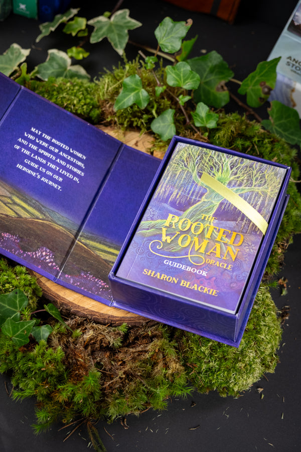 The Rooted Woman Oracle card deck by Sharon Blackie, Celtic Wisdom Cards, Nature Oracle.