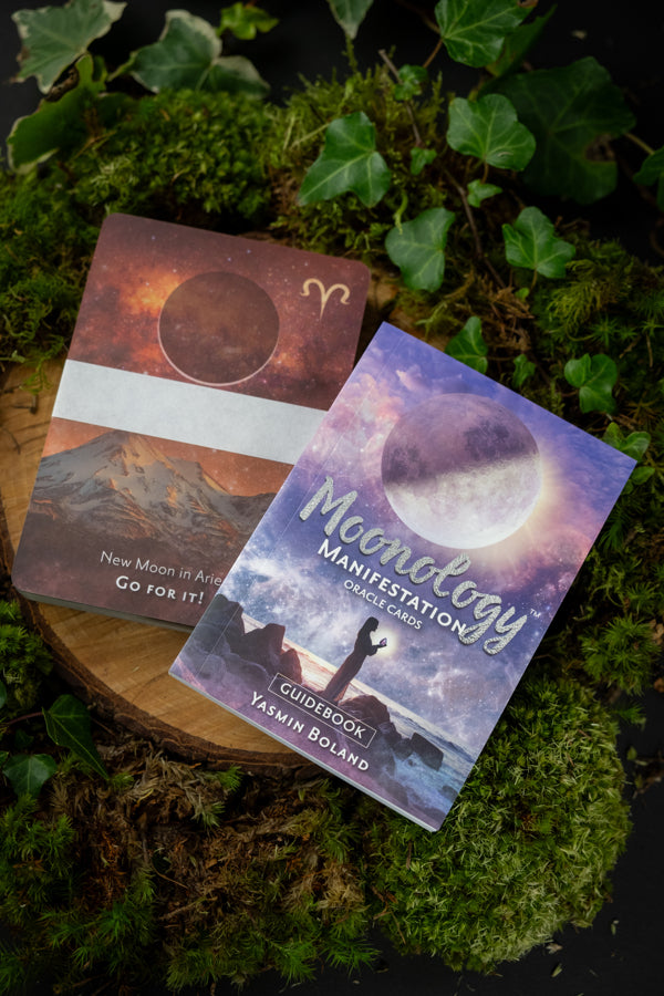 Moonology Manifestation Oracle card, Divination Cards, Manifestation Practice, Moon Practice.