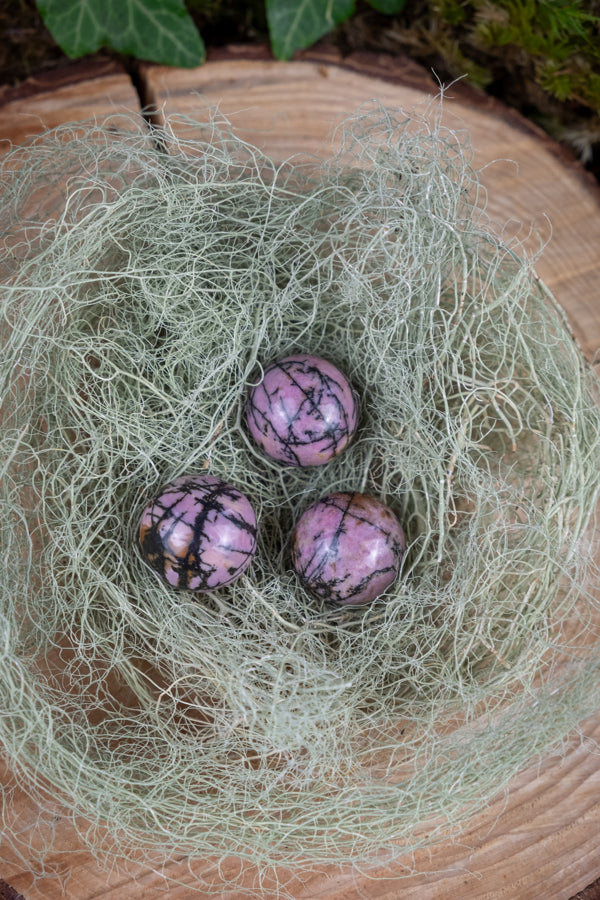 Rhodonite Sphere, Emotional Healing, Heart Chakra, Self-Love, Forgiveness, Crystal Energy