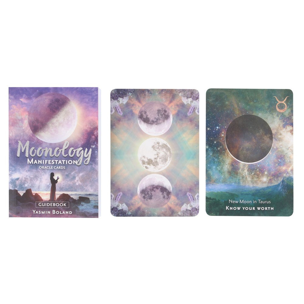 Moonology Manifestation Oracle card, Divination Cards, Manifestation Practice, Moon Practice.