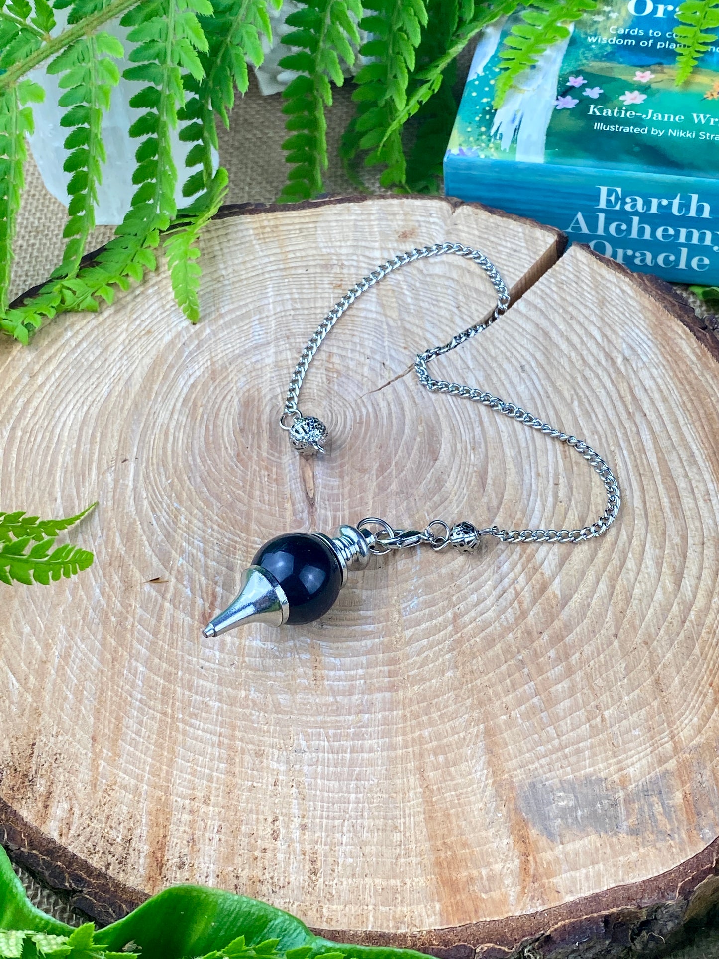 Blue Sandstone Pendulum, Divination tool, Pendulum for dowsing, Reiki tool, Chakra clearing