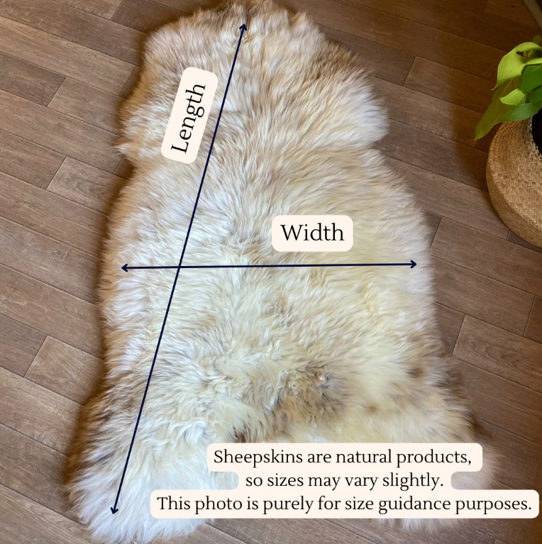 Cream Sheepskin Rug, XL sheepskin, No dye, Natural sheepskin, Hygge home, Herdwick sheep, Hygge rug, Speciality breed sheep, UK sheepskin