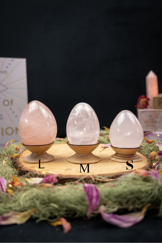 Star Rose Quartz Egg