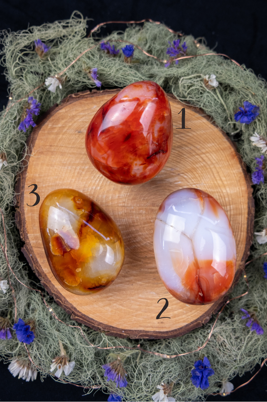 Carnelian Hand Polished Stones