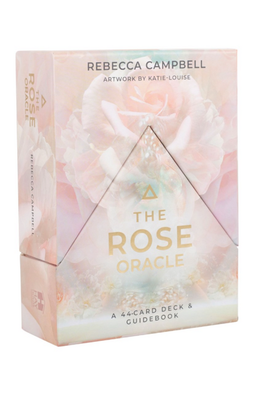 Rose Oracle Card Deck by Rebecca Campbell, Mystical Goddess Wisdom, Healing Rose Energy, 44 Oracle Cards, Spiritual Guidance Tool