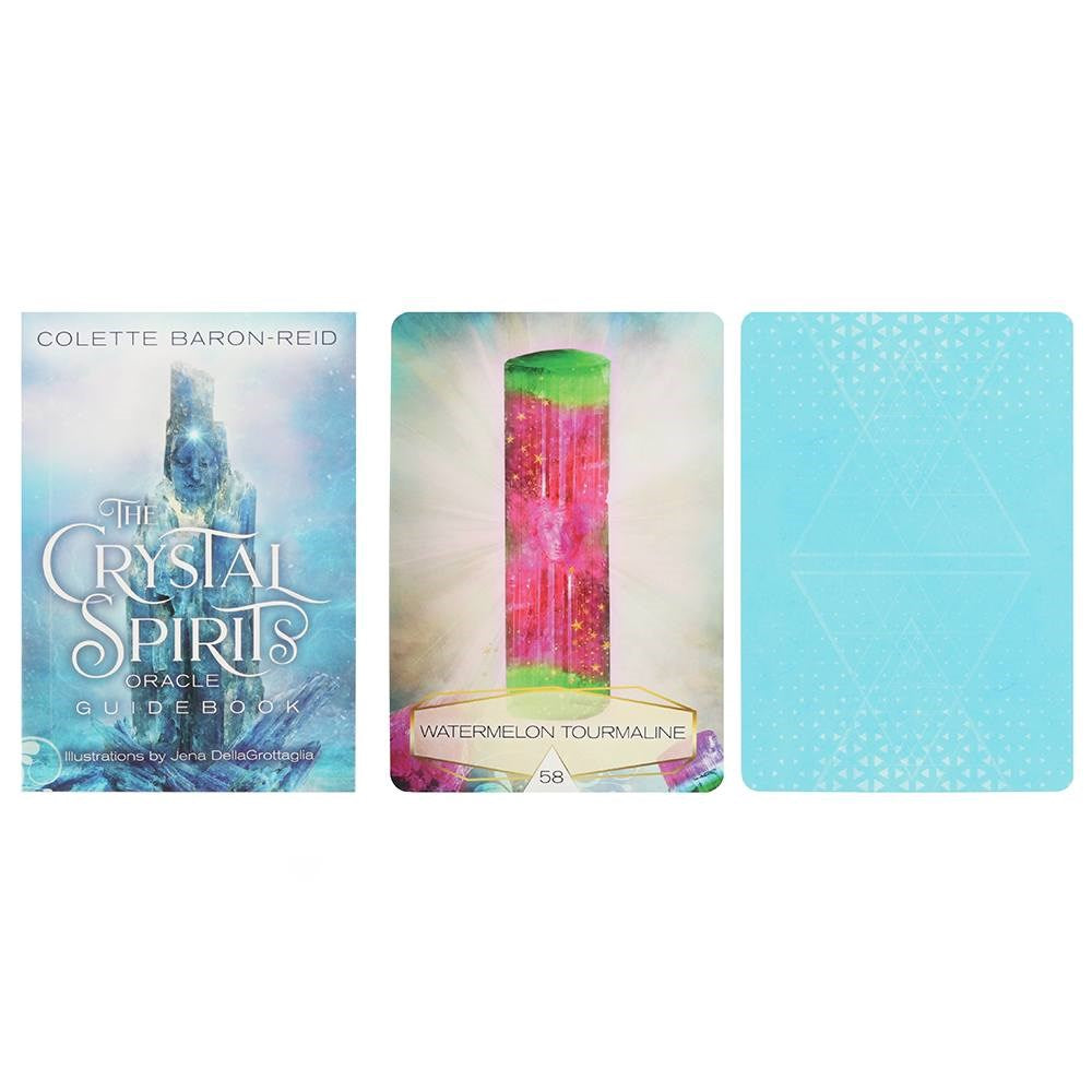 The Crystal Spirits Oracle card deck by Colette Baron-Reid, Powerful messages from the crystals, Heal and guide, Beautiful folding box