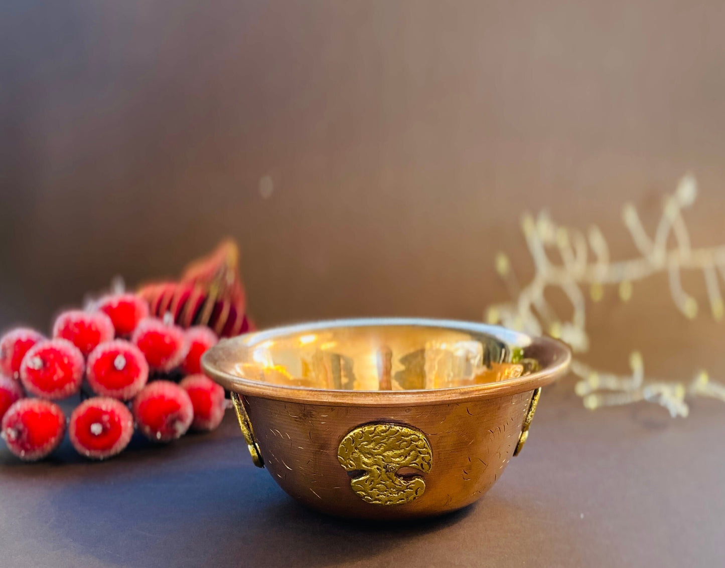 Copper Ritual Bowl with Tree of Life design, Incense holder, Ritual cauldron, Intention setting, Moon rituals, Fire bowl