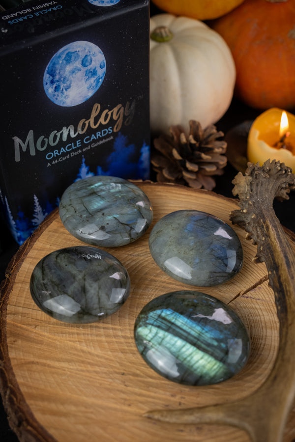 Labradorite crystal palm stones, Crystal for intuition, Spiritual gift, gemstone of love, calming crystal, Magical gemstone, Rainbow crystal