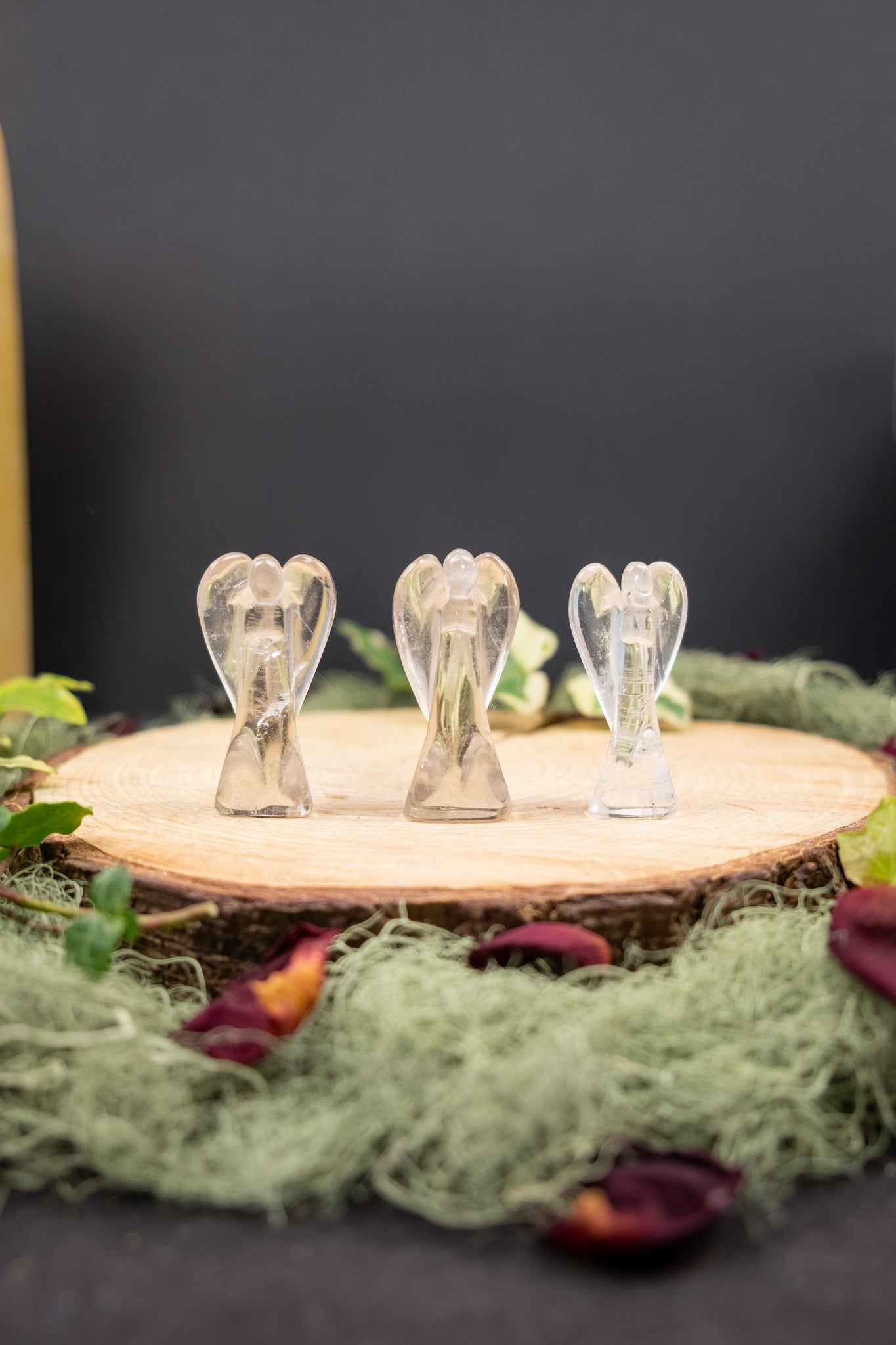 Light Smokey Lemurian Quartz Angel, Gentle Protection Stone, High Clarity Lemurian Crystal, Ethically Sourced Spiritual Guardian