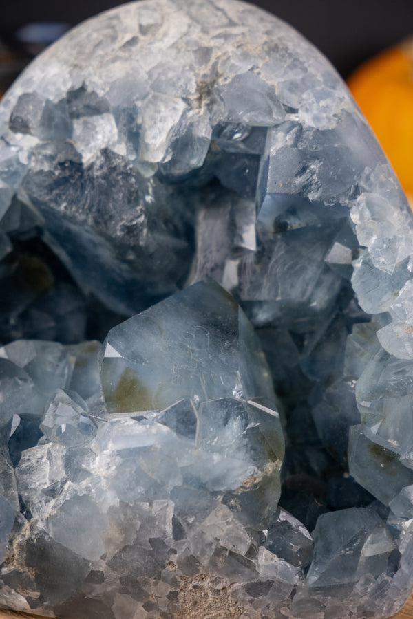 Celestite crystal Extra Large Cluster, Freestanding celestite, A+ grade, Crystal for calm, Crystal for peace, Angel crystal, Crystal geode.