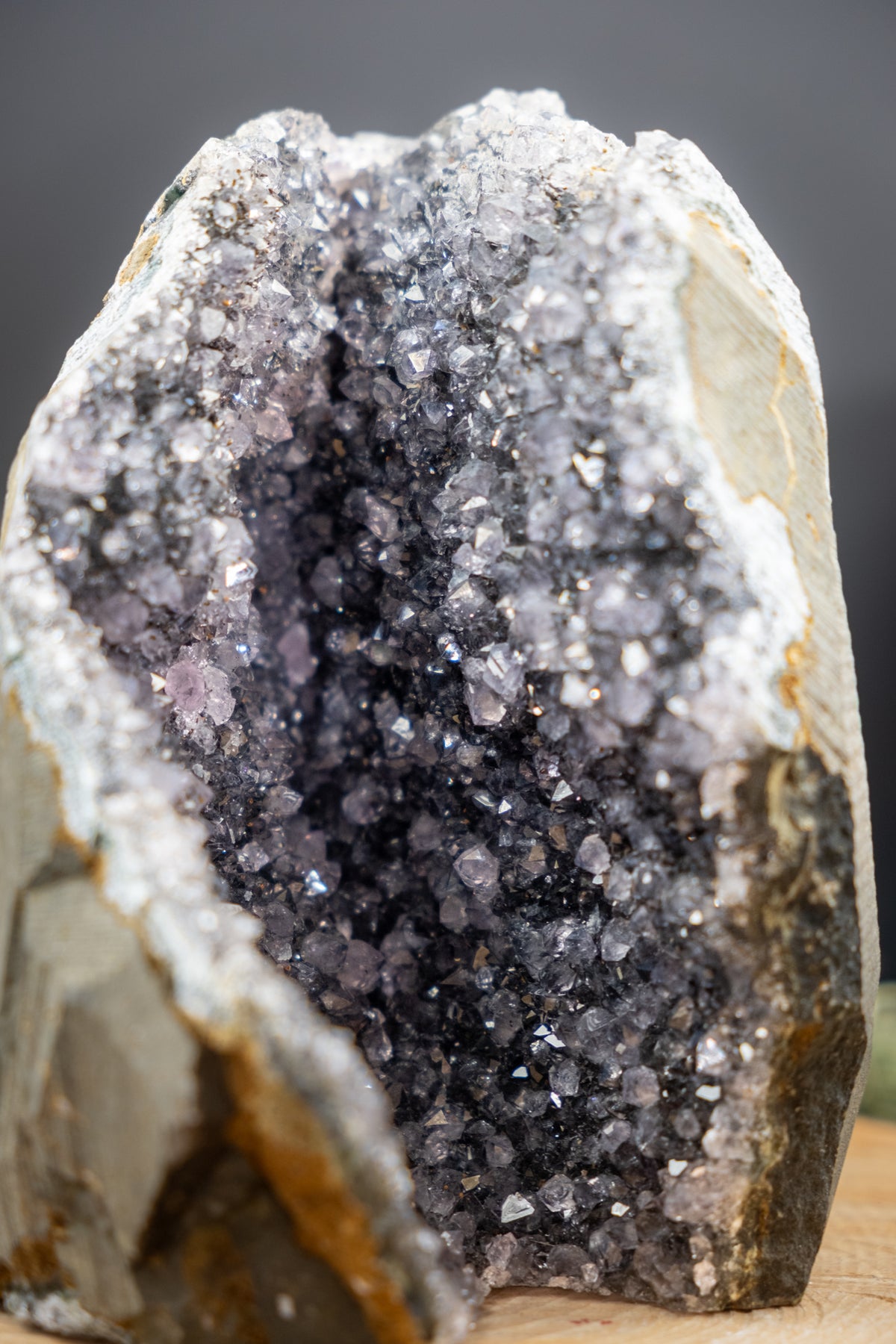 Black Amethyst Geode, Uruguay