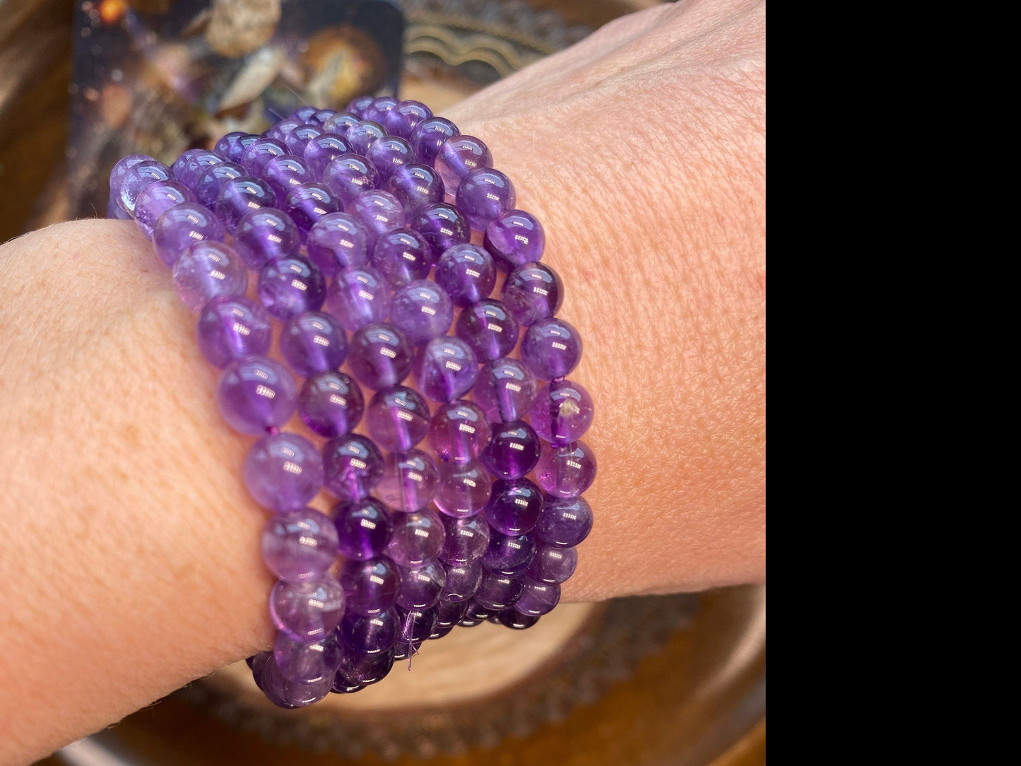 Amethyst crystal bracelet, Crystal for sleep and healing.