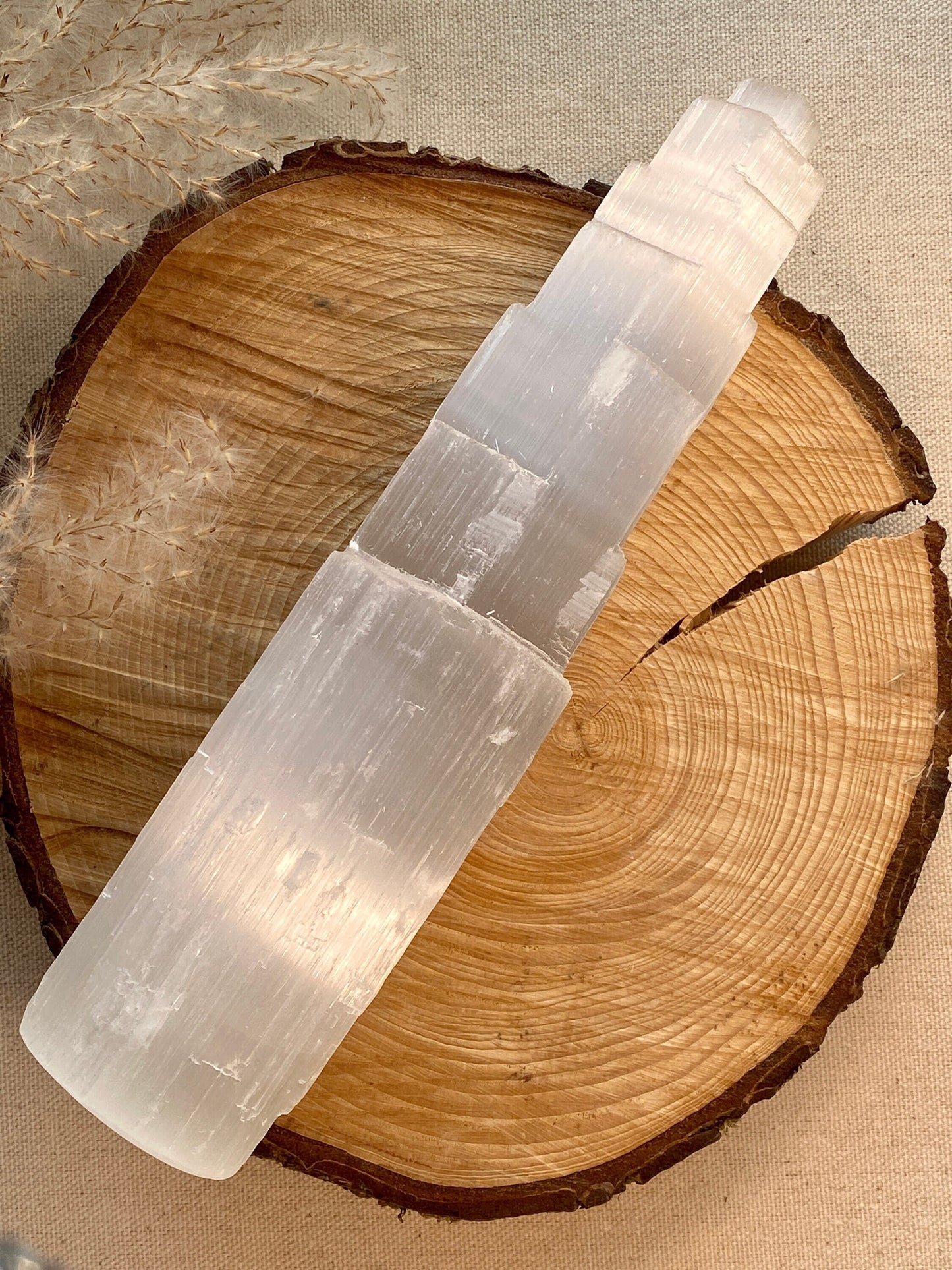 Selenite crystal Tower (X Large), Energy Cleanser, Crystals for home, to release negativity.