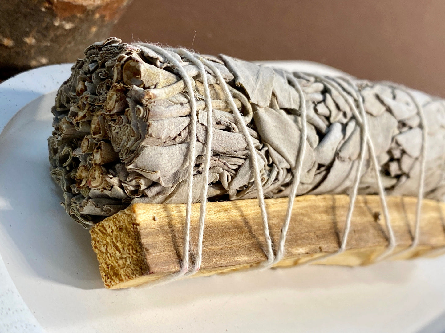 Sage Smudge Stick with Palo Santo, Cleanse your home, crystals, Release negativity, Attract good vibes and abundance