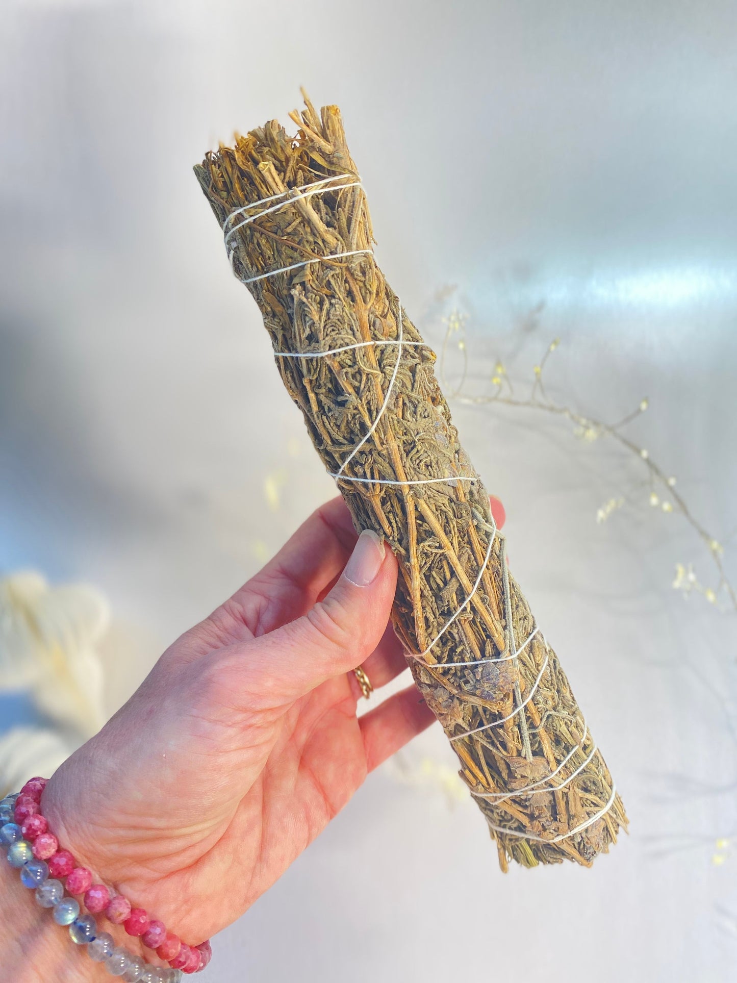 Lavender Sage, Extra large, Smudge Stick, Cleanse energy, crystals, your home and you. House warming gift.